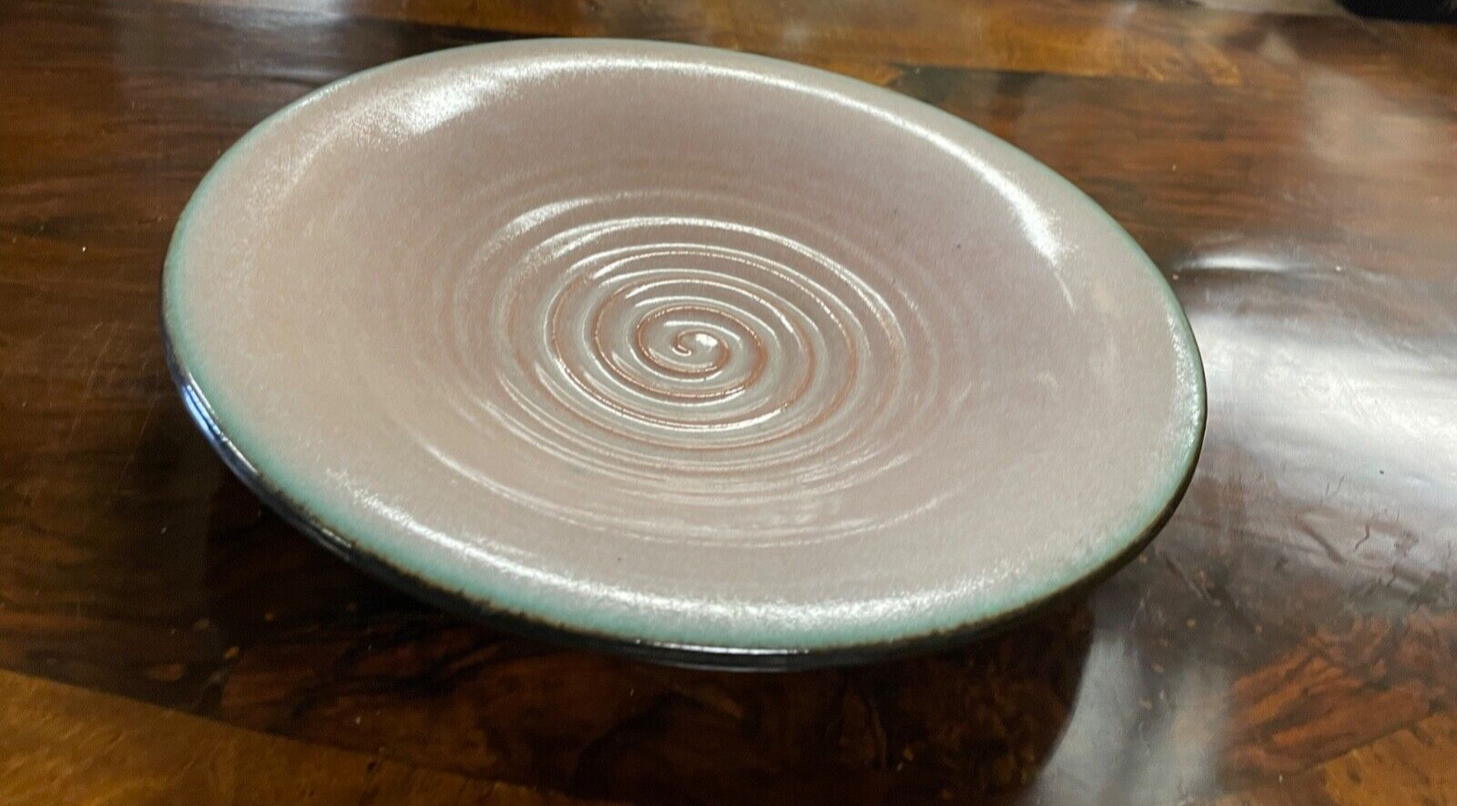Große KARLSRUHER MAJOLIKA Art Déco Keramik Schale Martha Katzer Ø 32 cm2