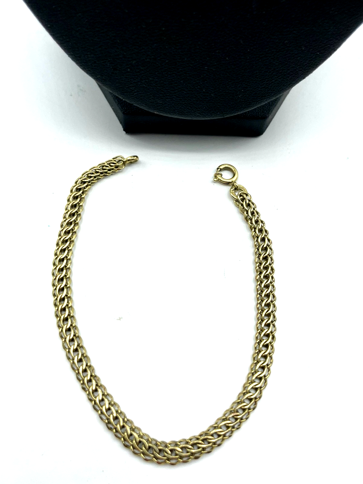 585 Gold 14 K Gold Kette + Armband Set Garibaldi o Bismarck Dekor Juwelier gepfl3