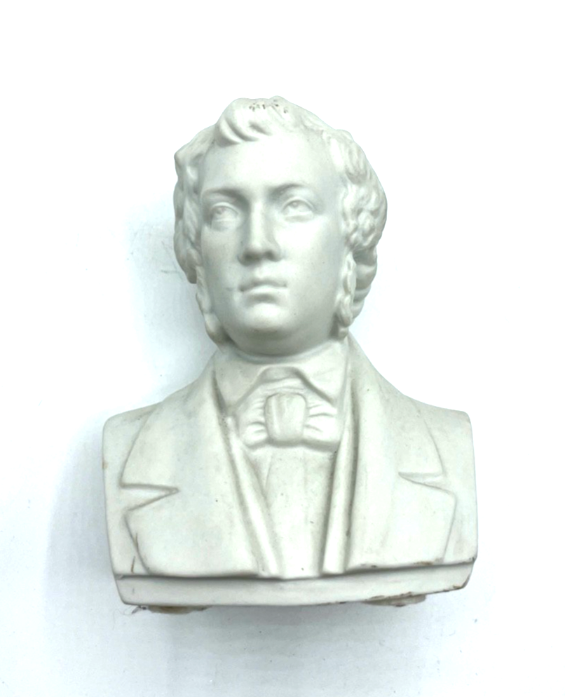 Vintage Kämmer Porzellan Biskuit Büste Frederic Chopin Komponist H 12 cm6