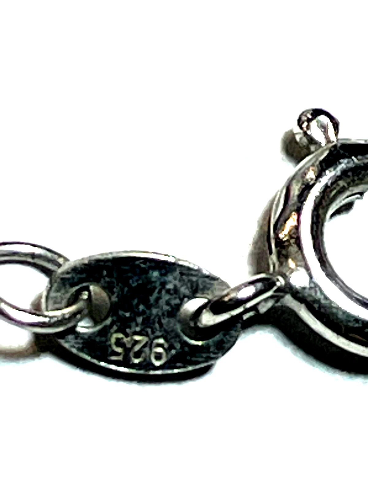 925 Silber Venezianer Kette 42 cm mit elegantem Anhänger 1 Akoya Perle 3x Saphir5