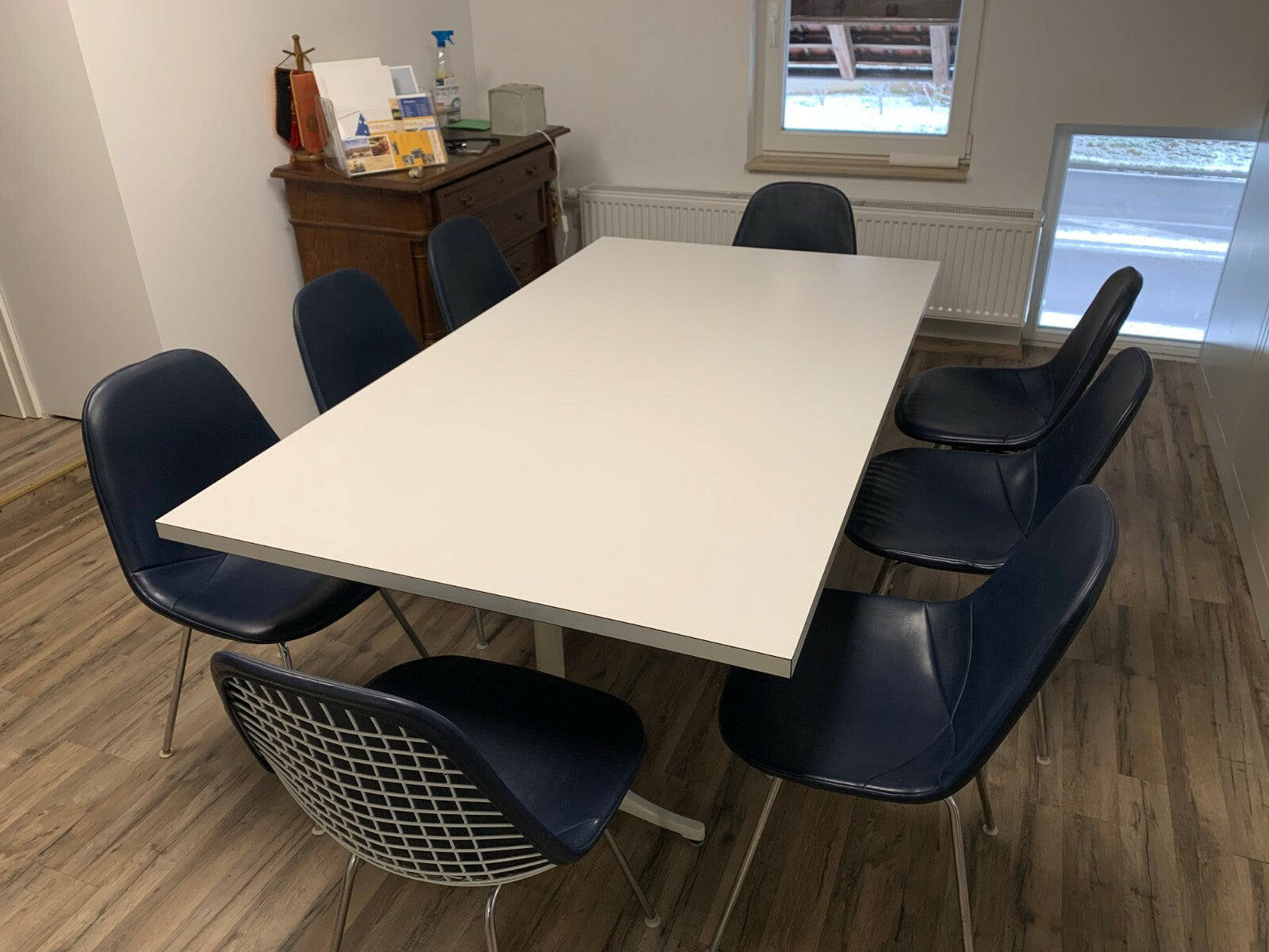 Herman Miller für Charles Eames - Design Stühle + Tisch - Esstisch - 60er Jahre8