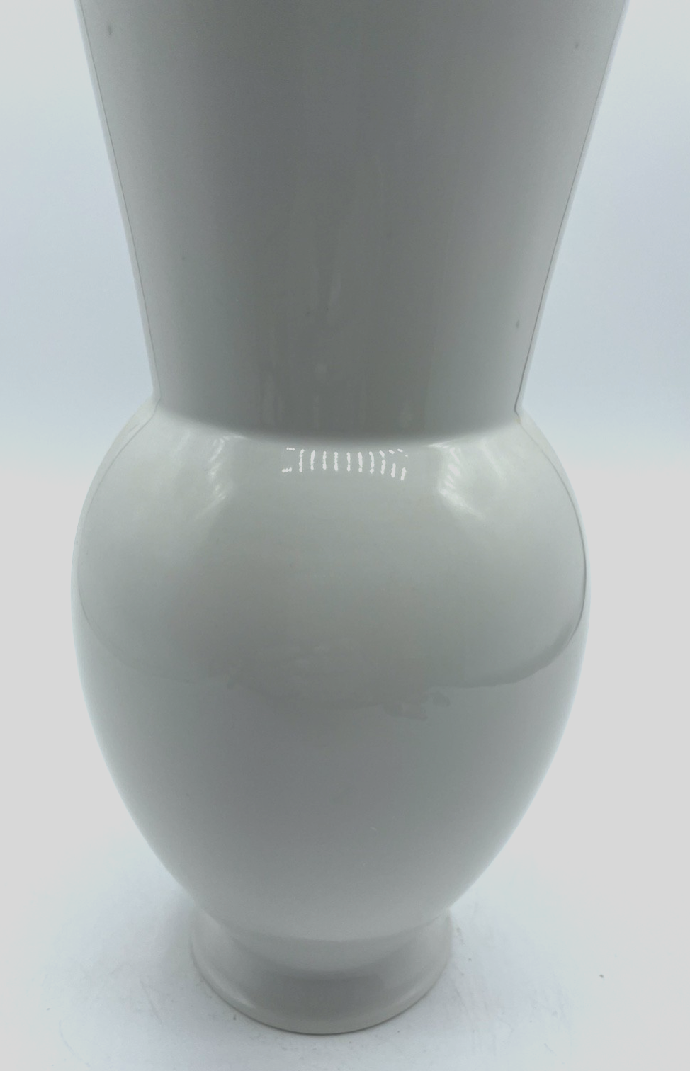 Vintage KPM Porzellan Vase * Halle * Bauhaus M. Friedlaender Purismus H 25,5 cm2
