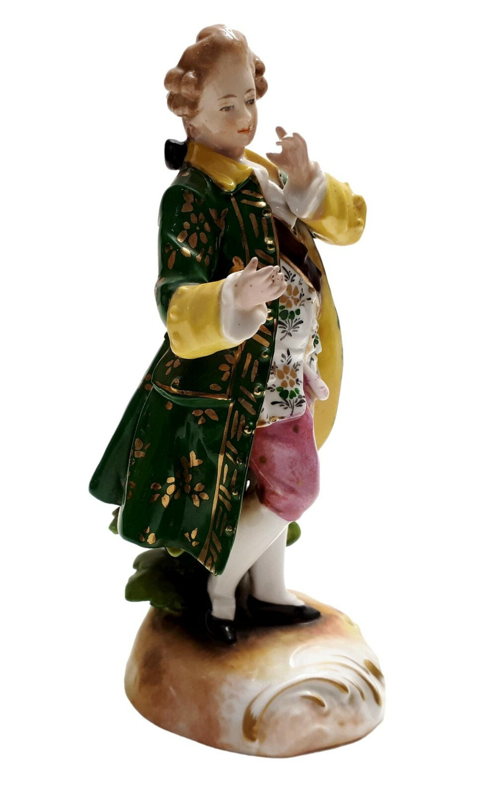 Sitzendorf Porzellan Figur um 1900 - Porzellanfigur ¨Kavalier¨ - polychrohm 1
