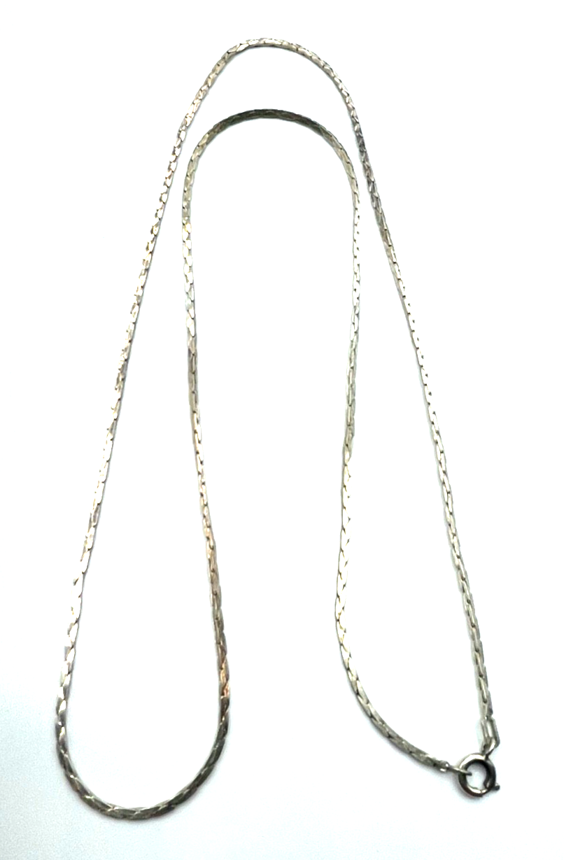 Vintage solide 80,5 cm lange Design Silberkette 835 Silber unisex gepflegt5