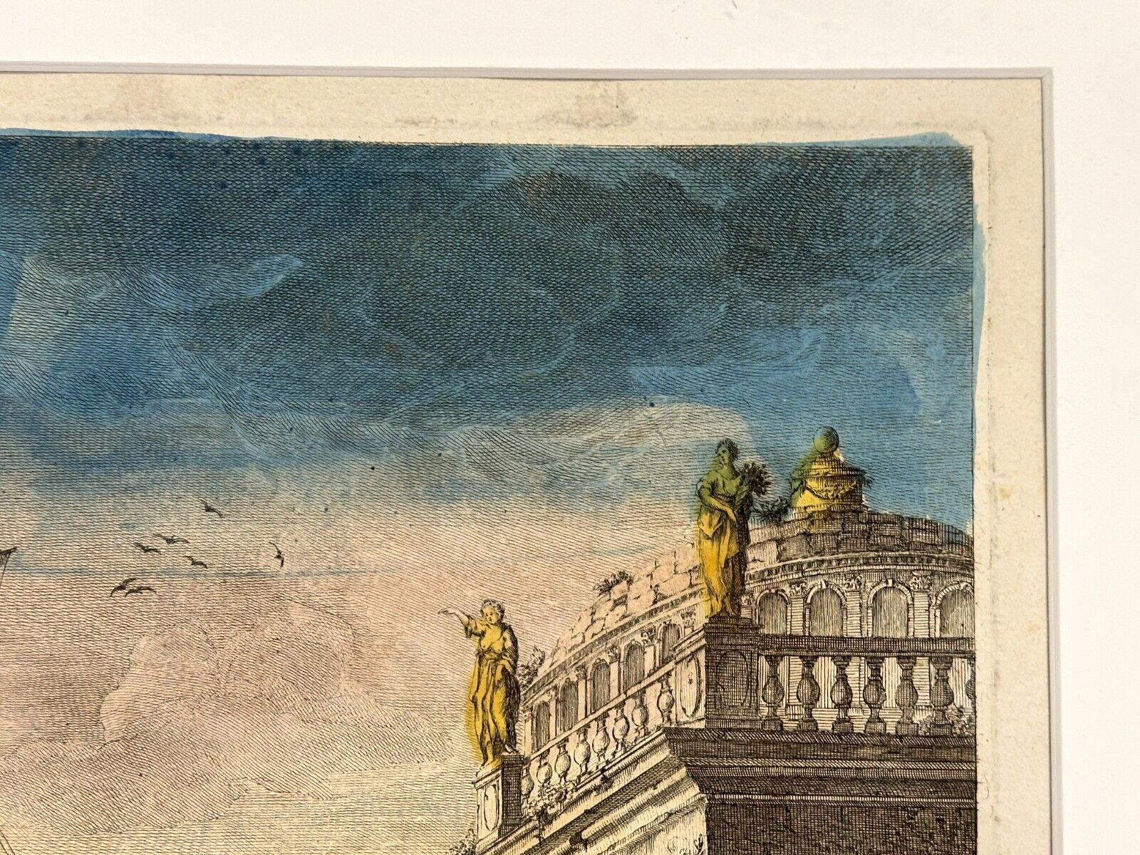 Claude le Lorrain (1600-1682) - Kol. Kupferstich - 'SOLEIL LEVANT SUR MER'2