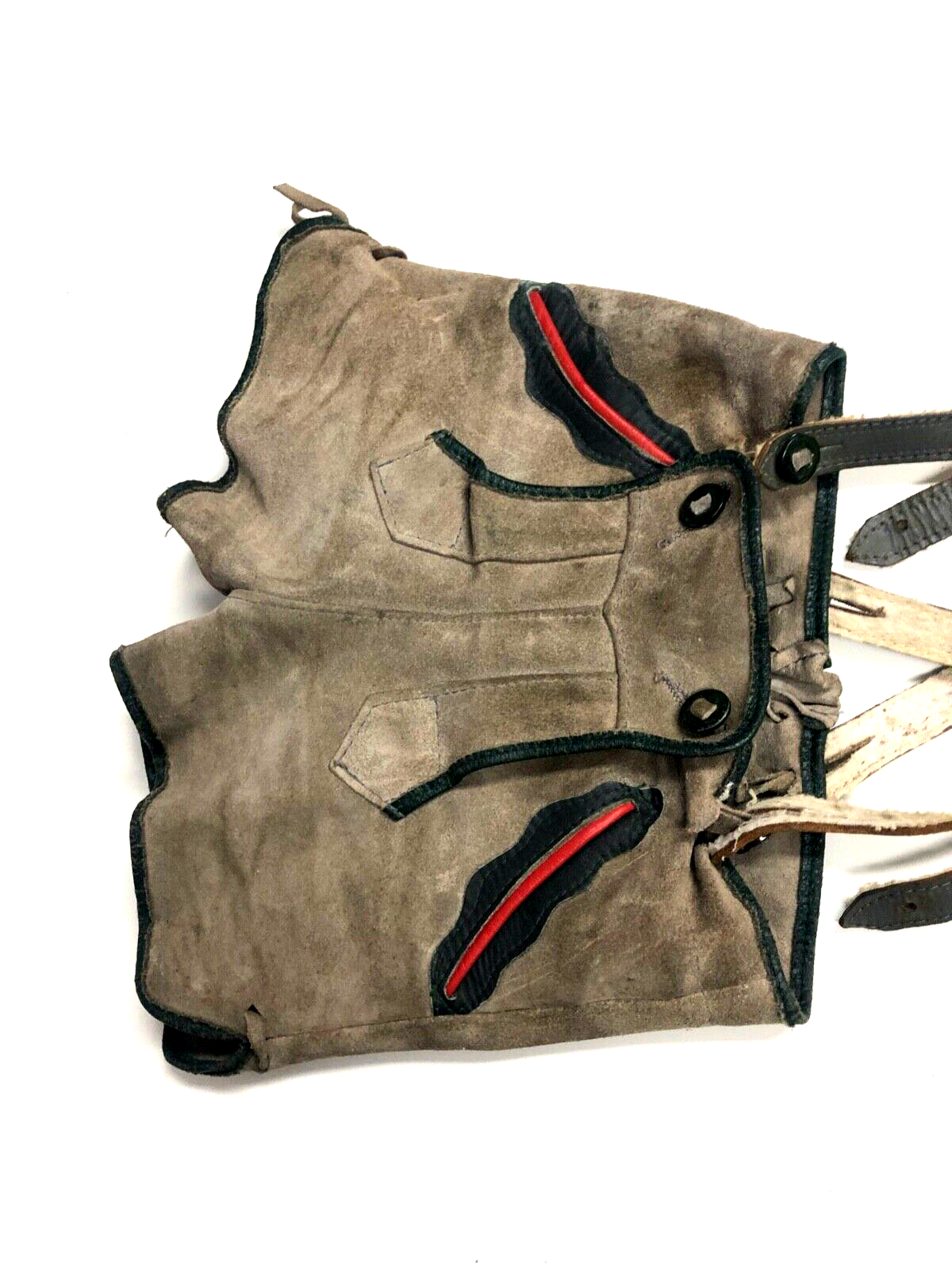 Vintage Knaben Lederhose gebraucht rustikal auch hübsche Deko Handarbeit s. Text5