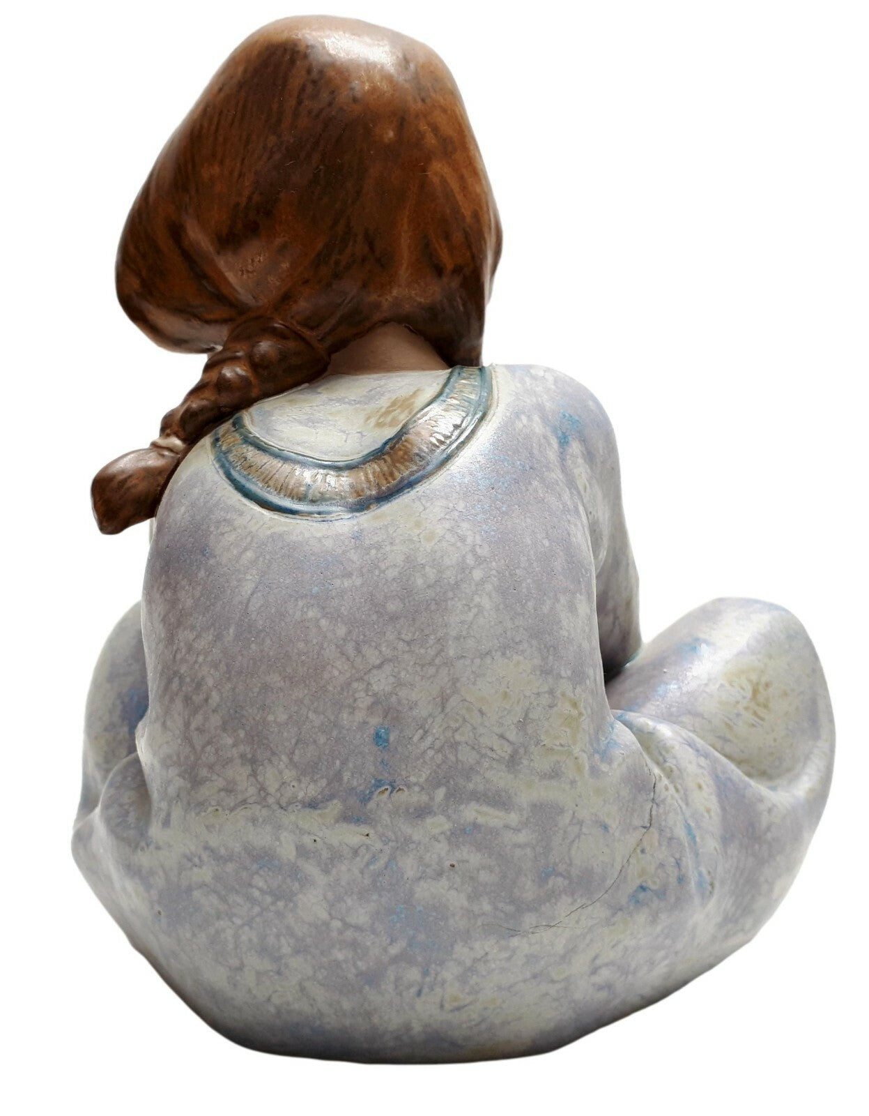 Lladro Figur - Nr.2210 - 'sitzendes Mädchen' - Keramik - polychrome Bemalung5