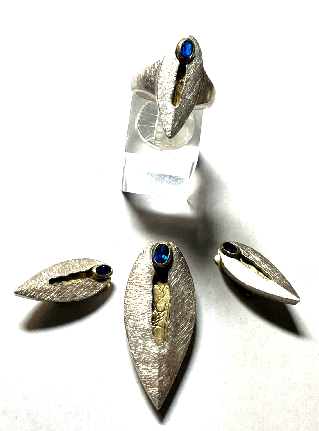 Exklusives Schmuck Set Bartel & Sohn Augsburg Ring Ohrringe Anhänger Goldschmied9