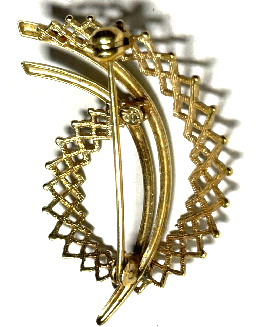333 Gold 8 K Gelbgold aparte Brosche Anstecknadel Juwelier Qualität Handarbeit5