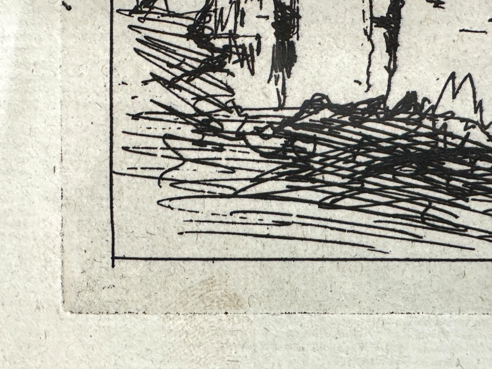 Johan Barthold Jongkind 1819-1891 - Radierung aus dem Jahr 1865 - 'Le Canal'4