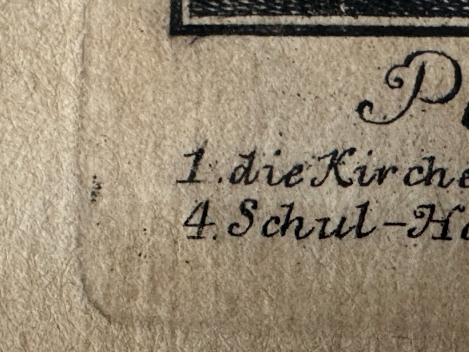 Behringersdorf Tucherschen - Kupferstich 1759 - gerahmt Passepartout hinter Glas8