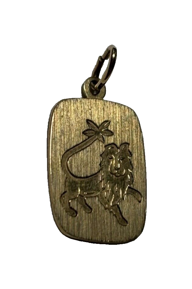 333 Gold 8 K Gelbgold Anhänger Löwe Sternzeichen LEO L 23 mm B 12 mm gepfl.1