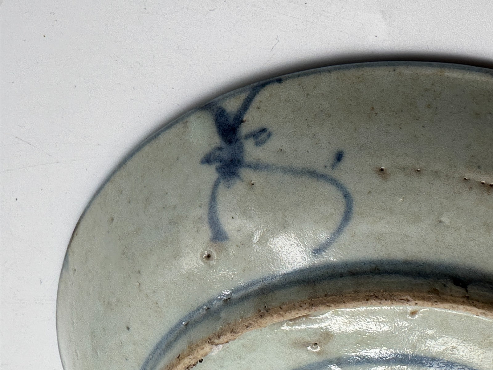 japanische Arita-Porzellan-Schale - Blau-Weiß, späte Edo - bis frühe Meiji Zeit9