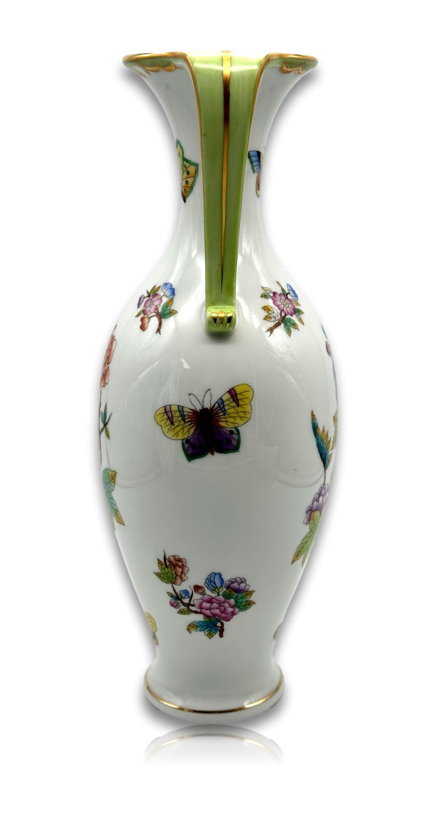 Herend 7176/VBO -  paar Amphoren Vase - Porzellan - Queen Victoria Handbemalt6