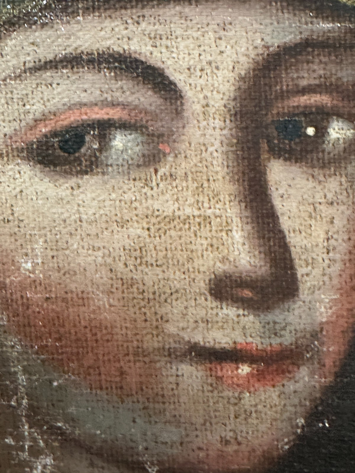 Kolonialgemälde um 1750 – Erzengel Raphael – Cusco-Schule – Öl auf Leinwand13
