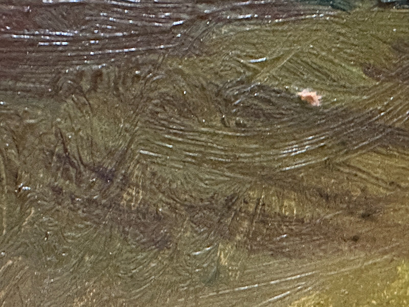 Öl auf Karton - Impressionismus - Landschaftsgemälde - gerahmt - unsigniert10