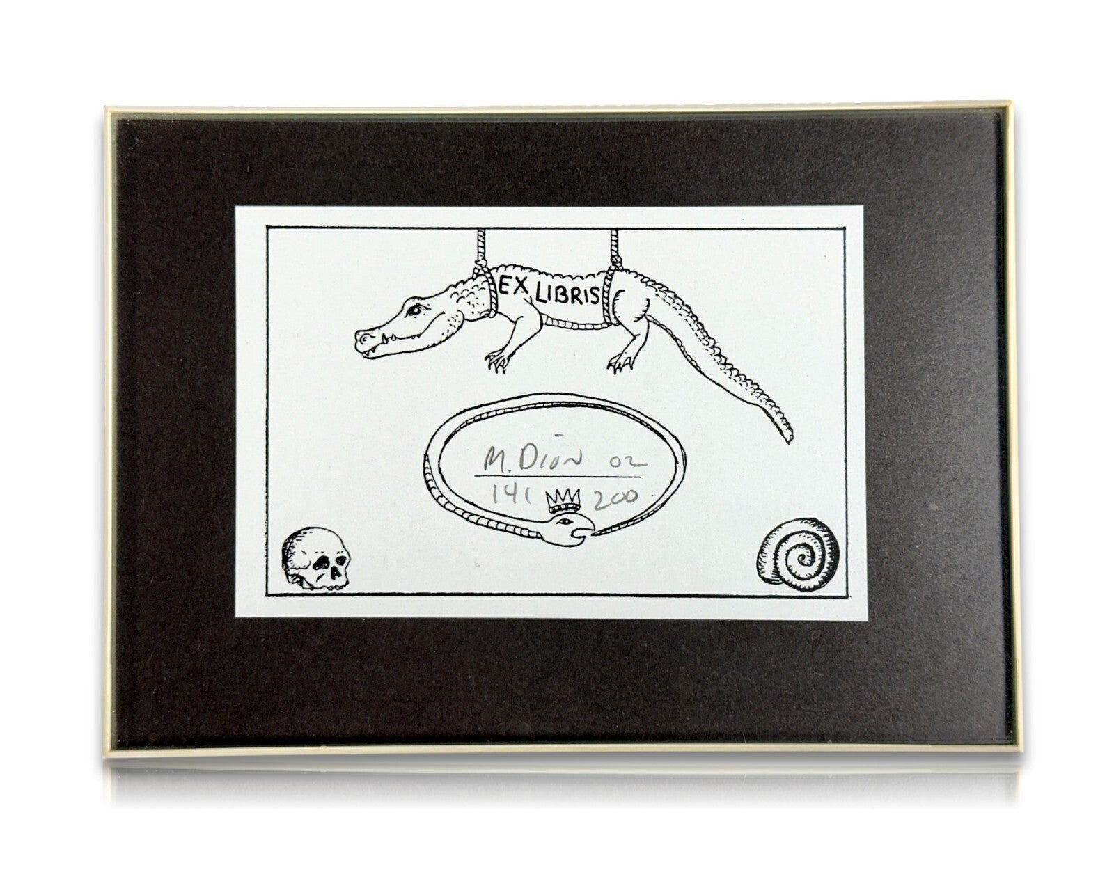 Mark Dion - Serigrafie - 'Exlibris' 2002 - nummeriert 141/200 - signiert0