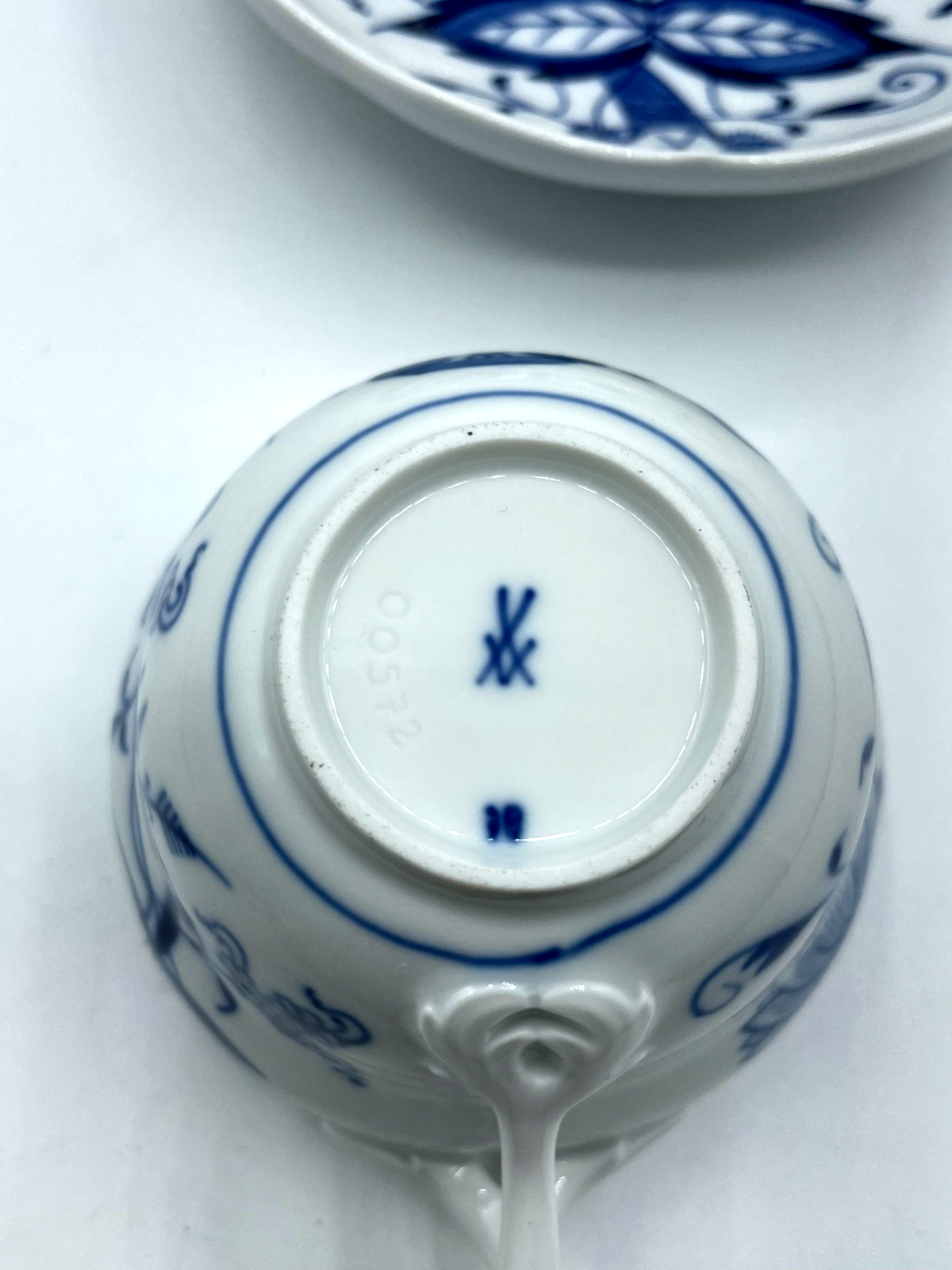 Meissen Porzellan Zwiebelmuster Tasse + Unterteller Sammeltasse Gedeck I. Wahl5