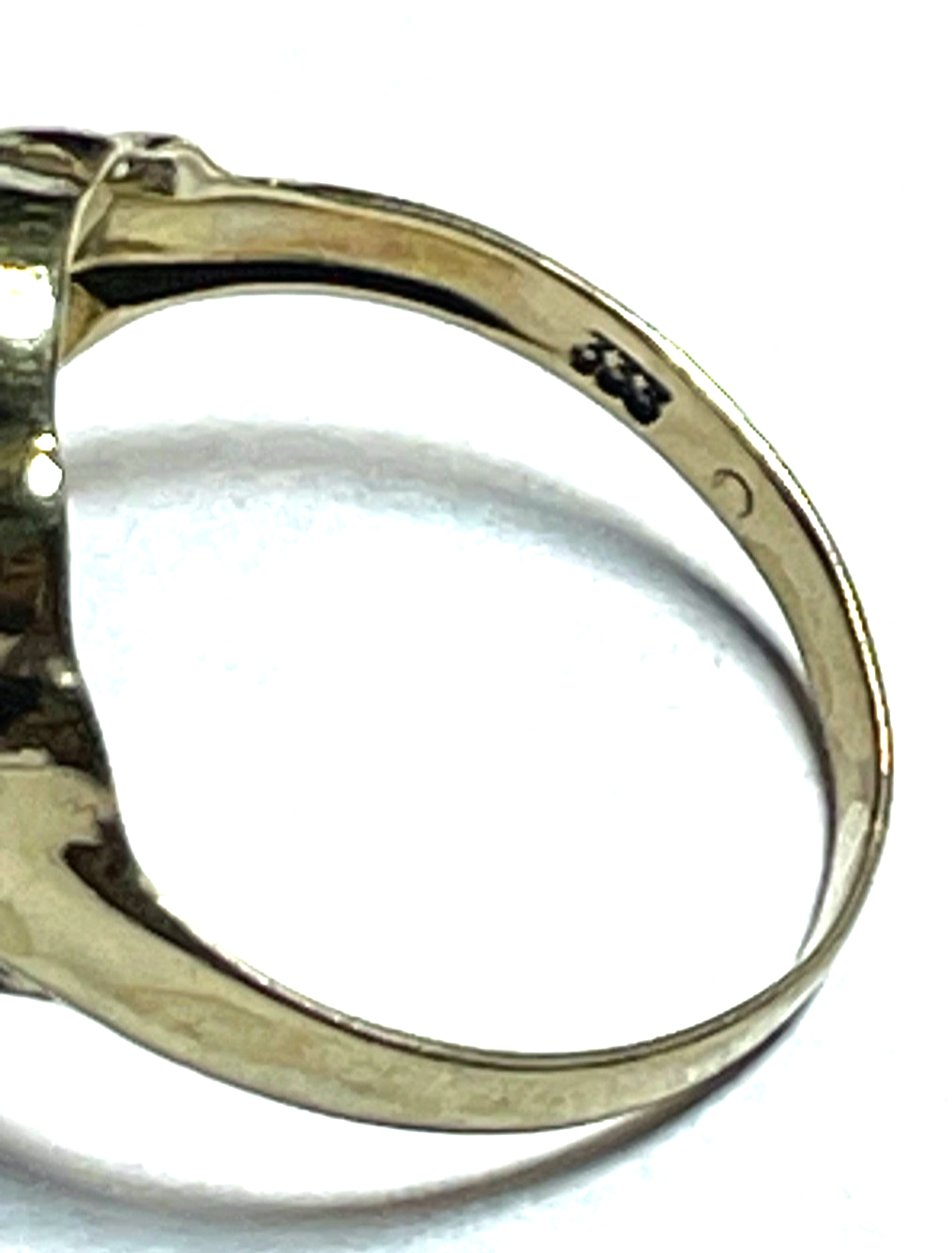 Vintage Design 333 Gold 8 K Ring Turmalin Ø 17 mm RG 54 Juwelier gebraucht7