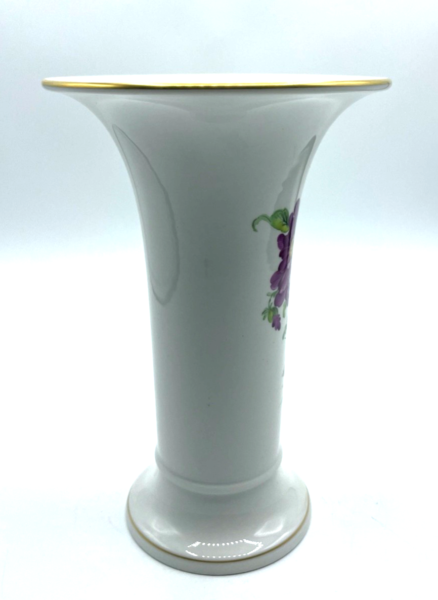 Antik KPM Porzellan Vase Trichtervase Trompetenvase  Blumen H 19 cm top gepflegt3