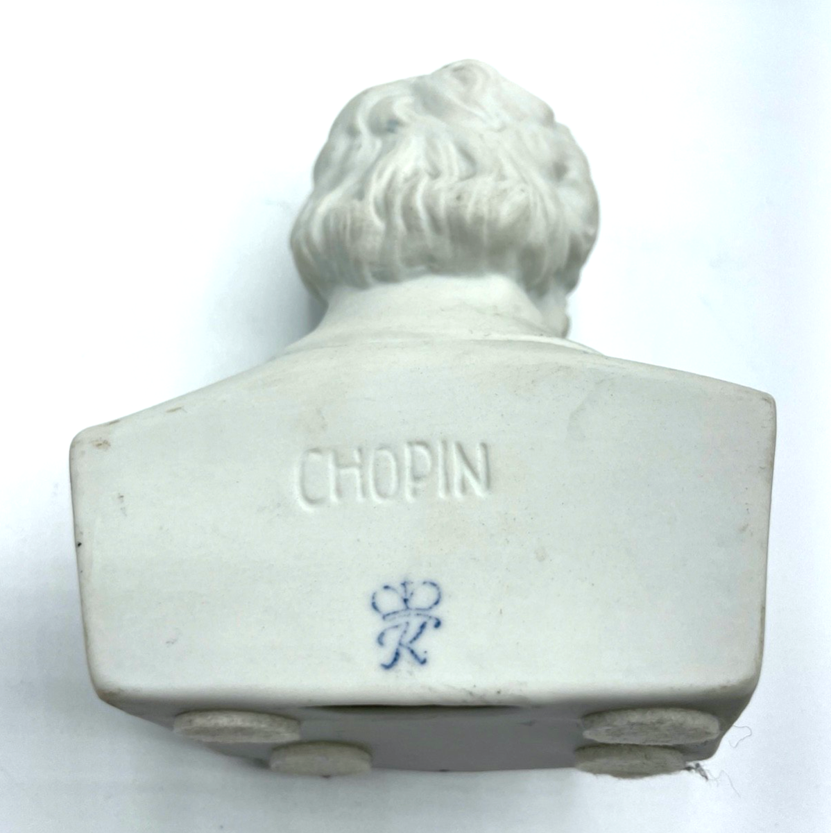 Vintage Kämmer Porzellan Biskuit Büste Frederic Chopin Komponist H 12 cm7