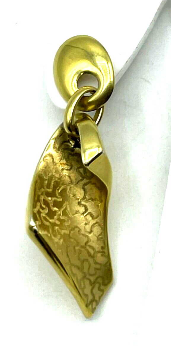 375 Gold 9 K Ohrringe Design Ohrhänger stattlich Juwelier L 44 B 12 mm gepflegt4
