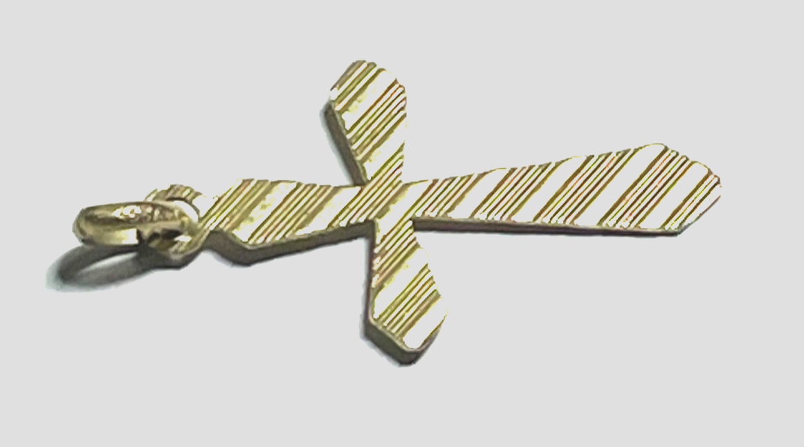 Andreas Daub kl. 333 Gold 8 K Gelbgold Anhänger Kreuz Kruzifix Juwelier unisex2