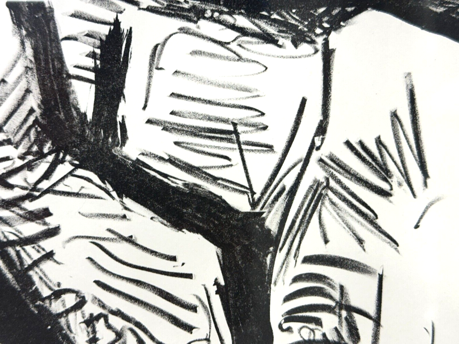 Renato Guttuso 1912-1987 - Lithographie 'Uomo con giornale' 1966 - sign. & num.6