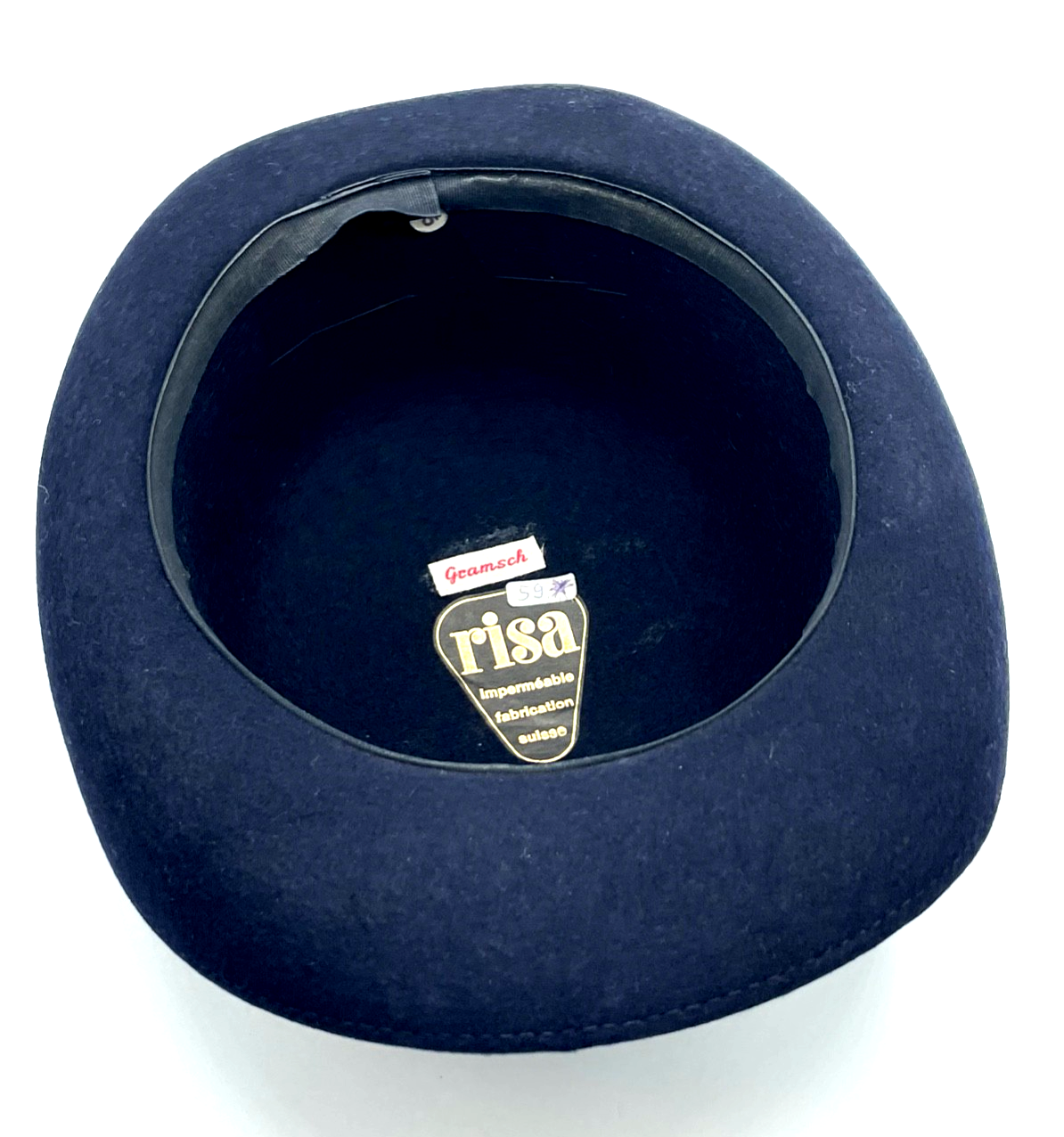 Vintage blauer Damenhut Die Heilsarmee Bekleidung sehr gepflegt top Deko8