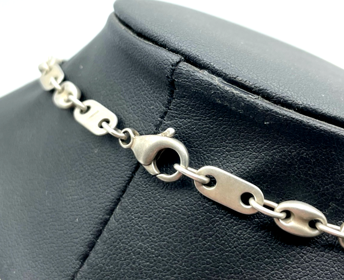Massive 925 Sterling Silber Kette Muster Mix  L 50 cm B 5,5 mm 27,64 Gr. unisex2