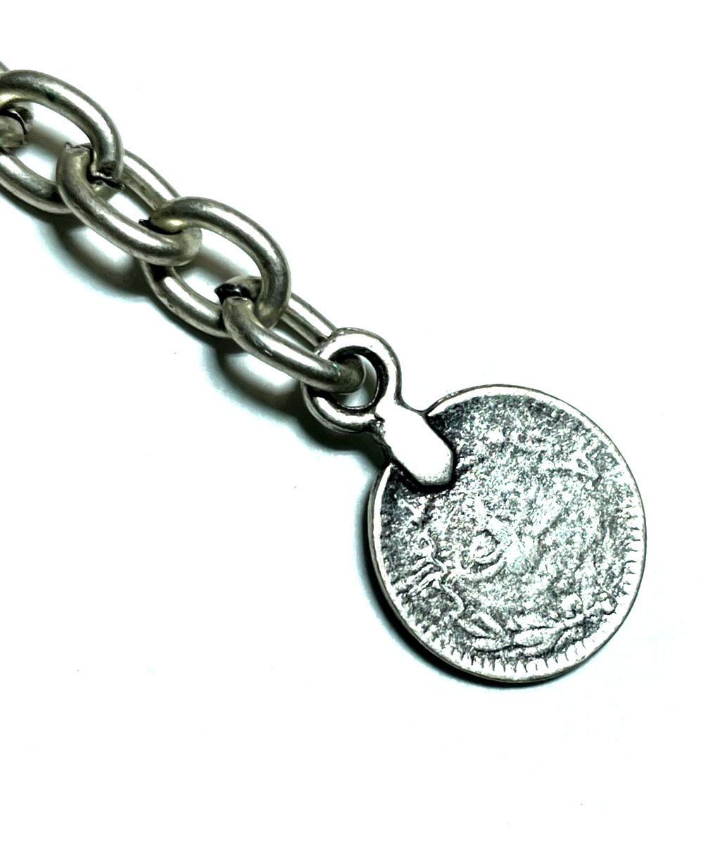 Vintage stattliches Armband Orient silber farbig top gepflegt Breite 40 mm6