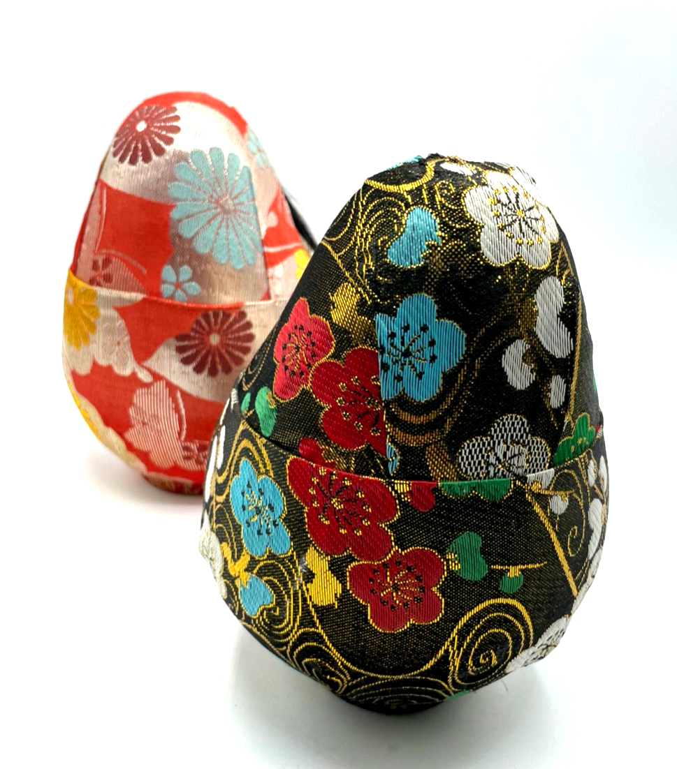 Vintage Japan Hime Daruma Dolls Glückspuppen Hochzeit Puppen Glück Wohlstand4