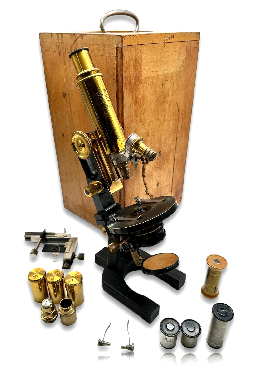 Carl Zeiss Jena Mikroskop Forschungsmikroskop 'Bierseidel' - 46455 - 20er Jahre0