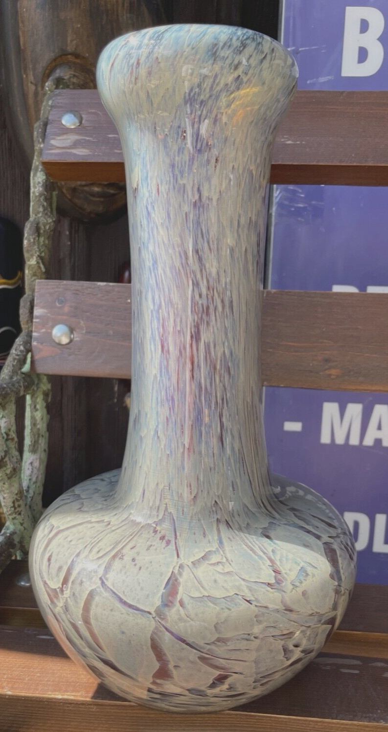 MEGA Glas WMF hohe schwere Vase H 39 cm 1A Zustand absolut rar Prototyp 70erJ16