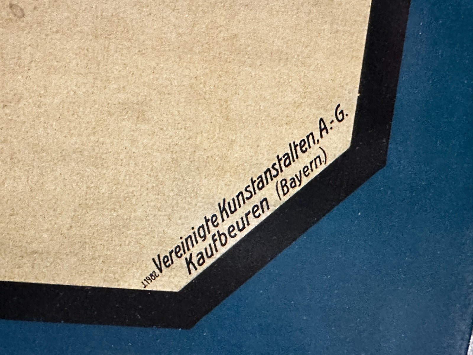 Großformatiges Werbeschild „Staufen-Bräu“ – J. Rau, Göppingen – um 1920/302