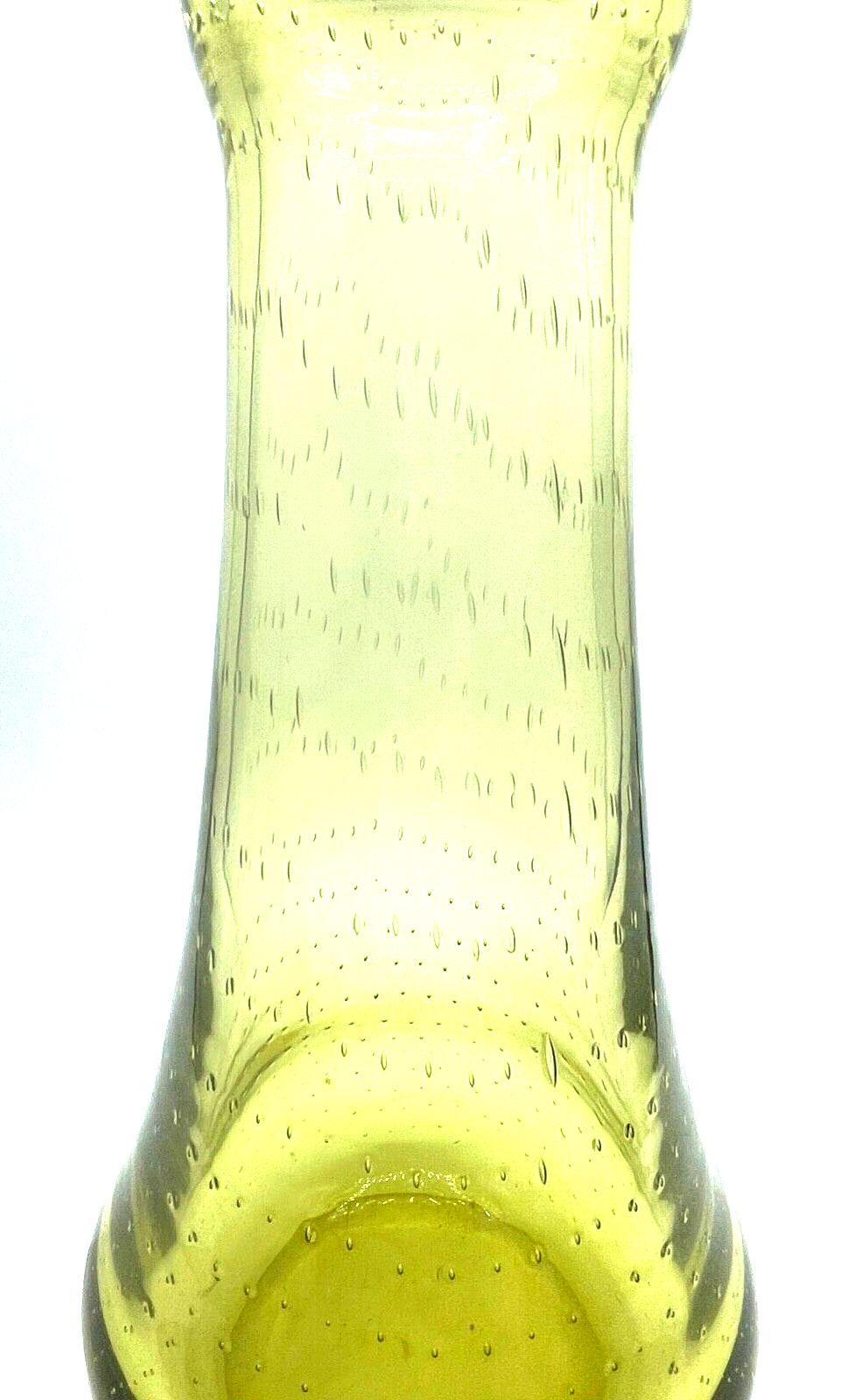 Antik WMF Perlora Glas Vase 30erJ - 40erJ schwer H 31,5 cm seltene Form + Farbe3