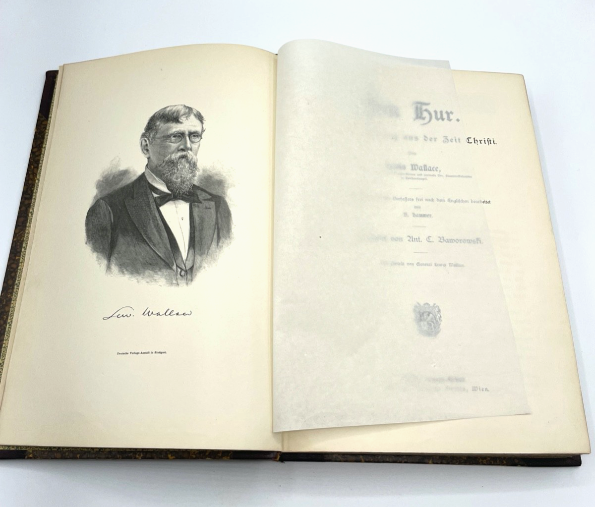 Klassiker Buch L. Wallace BEN HUR um 1900 illustriert gr. schöne saubere Ausgabe0