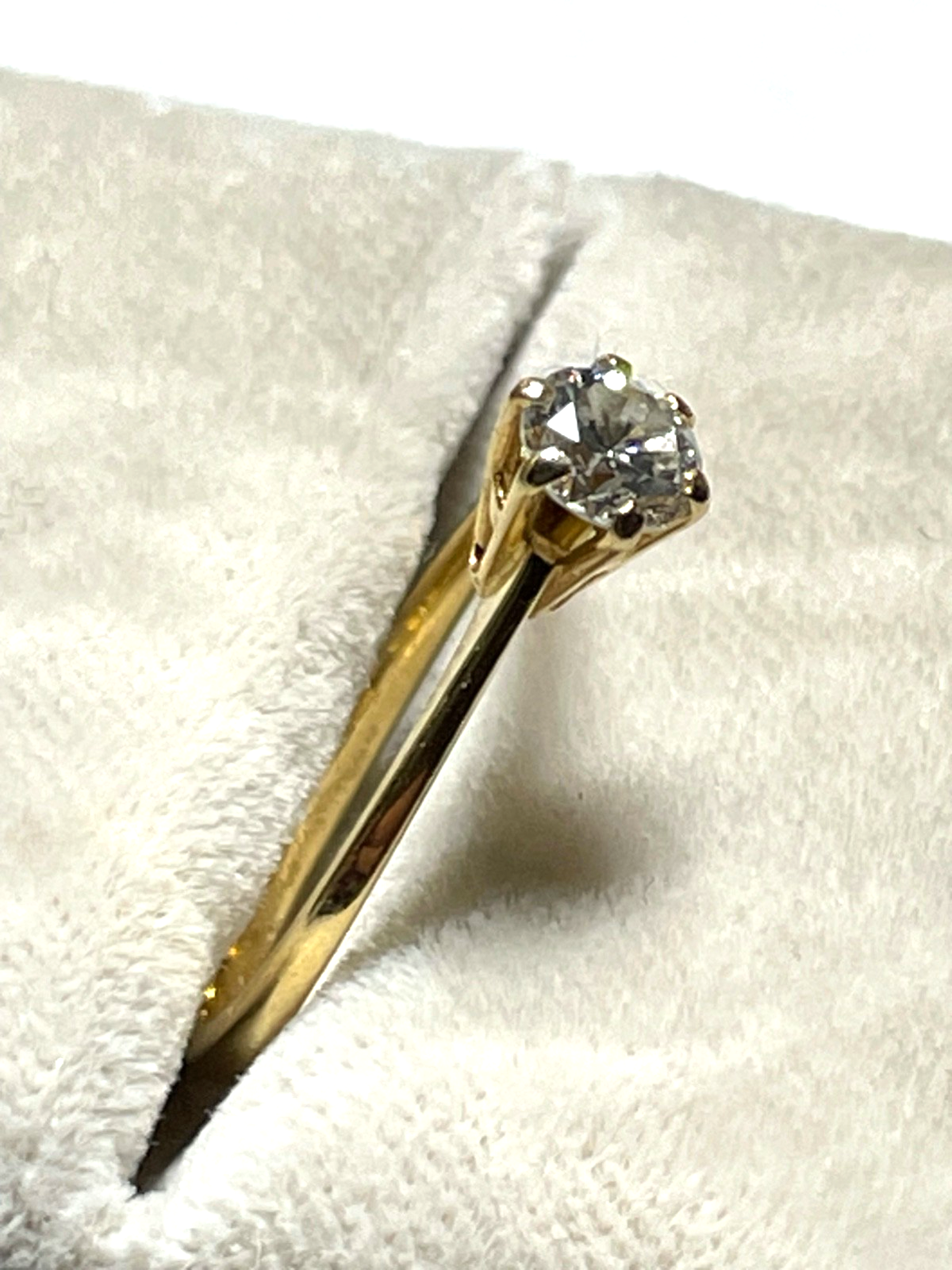 750 Gold 18 K Ring Solitär klassisch Ø16mm RG 51 Juwelier Verlobung Vorsteckring5