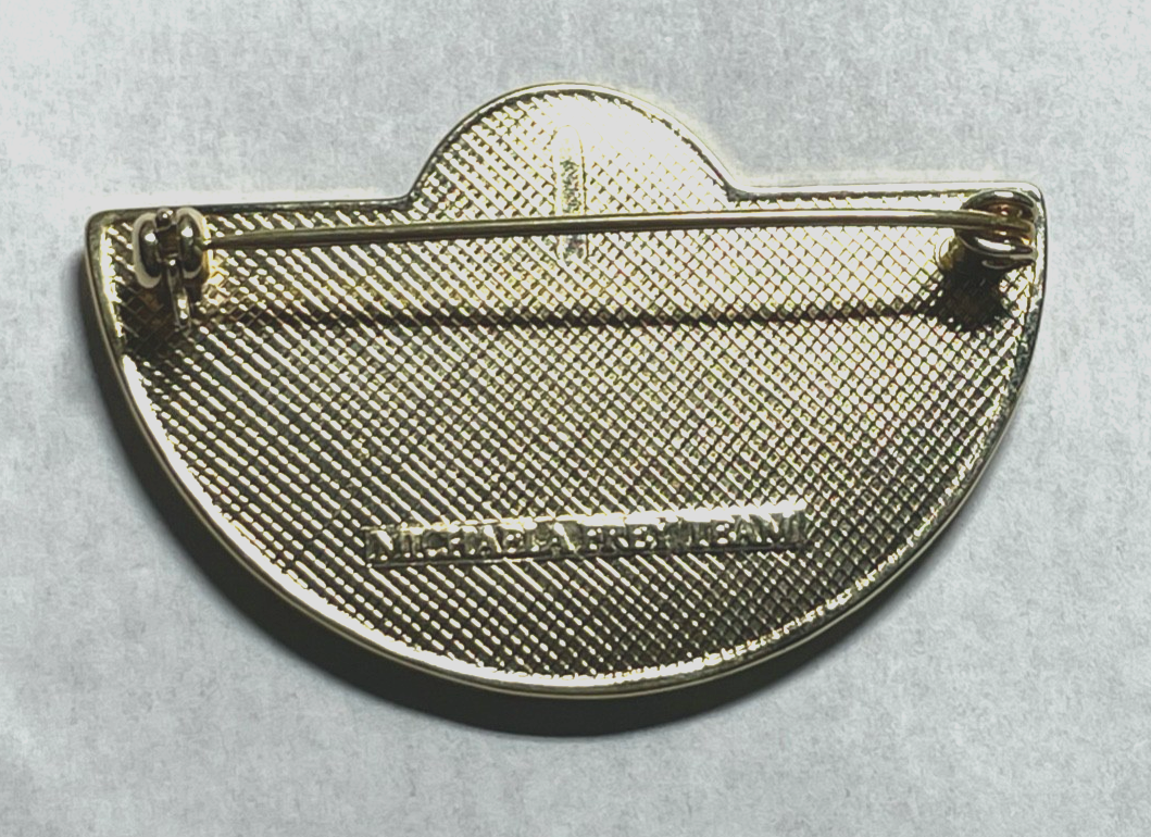 Michaela Frey Team Brosche Anstecknadel Emaille Malerei Handarbeit wie neu3