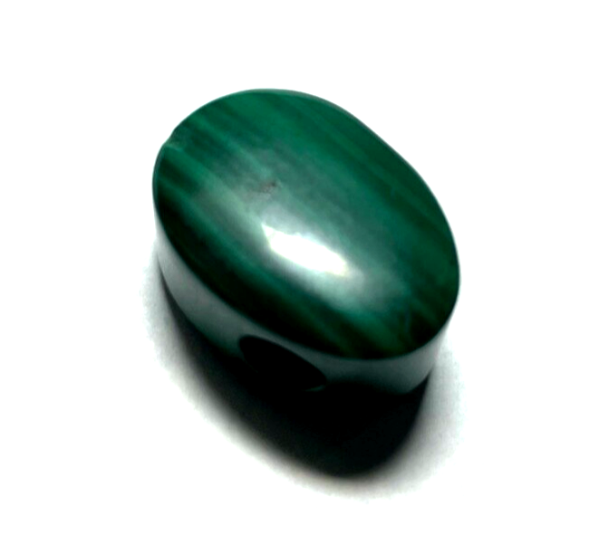 Wunderschöner polierter Anhänger Malachit Cabochon unisex6