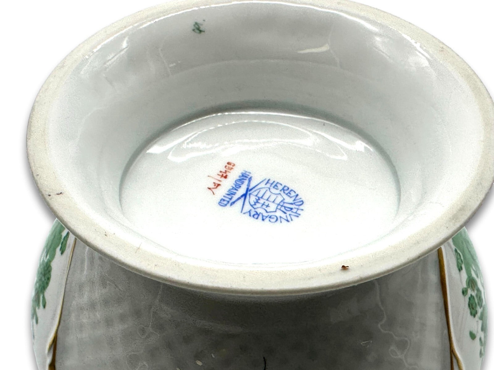 Herend 6547 AV - Cachepot Übertopf - Porzellan - Apponyi Green - Handbemalt9