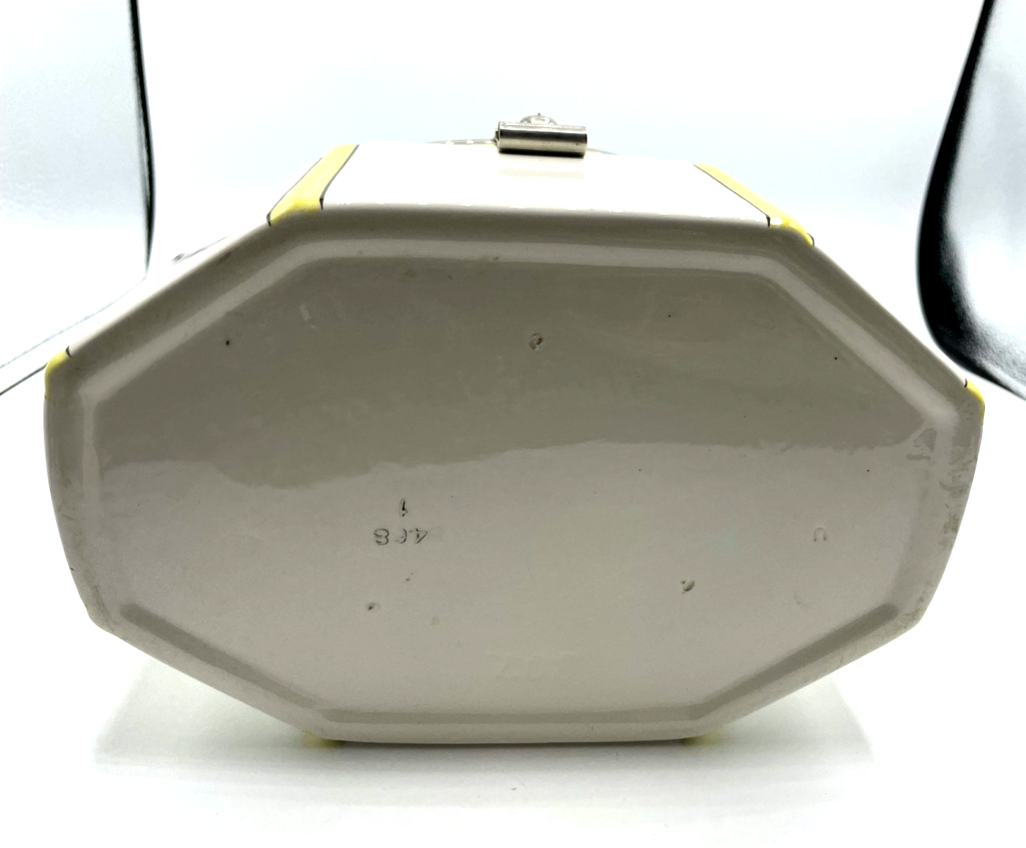 Art Deco Keramik Dose Deckeldose antik Keksdose Bonboniere sehr gepflegt7