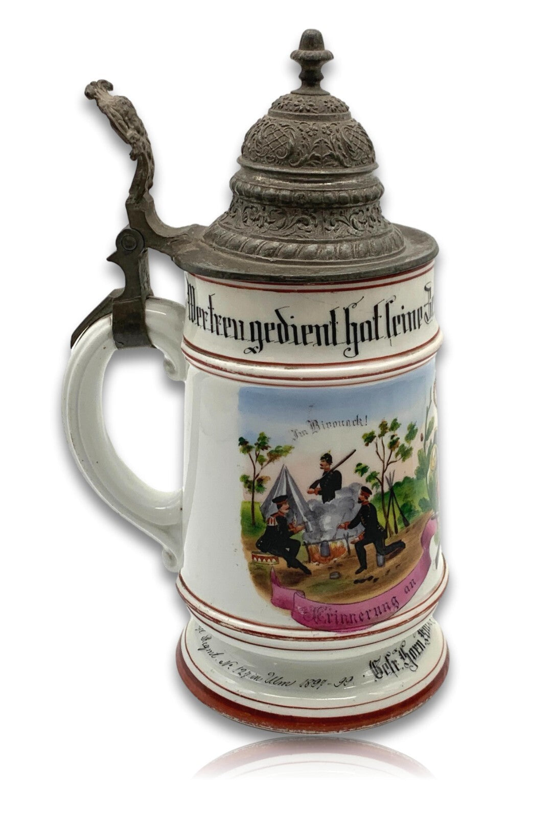 Reservistenkrug Krug 5. Comp 9. Württ. Inft. Regiment Nr. 127 Ulm - Karl Haller2
