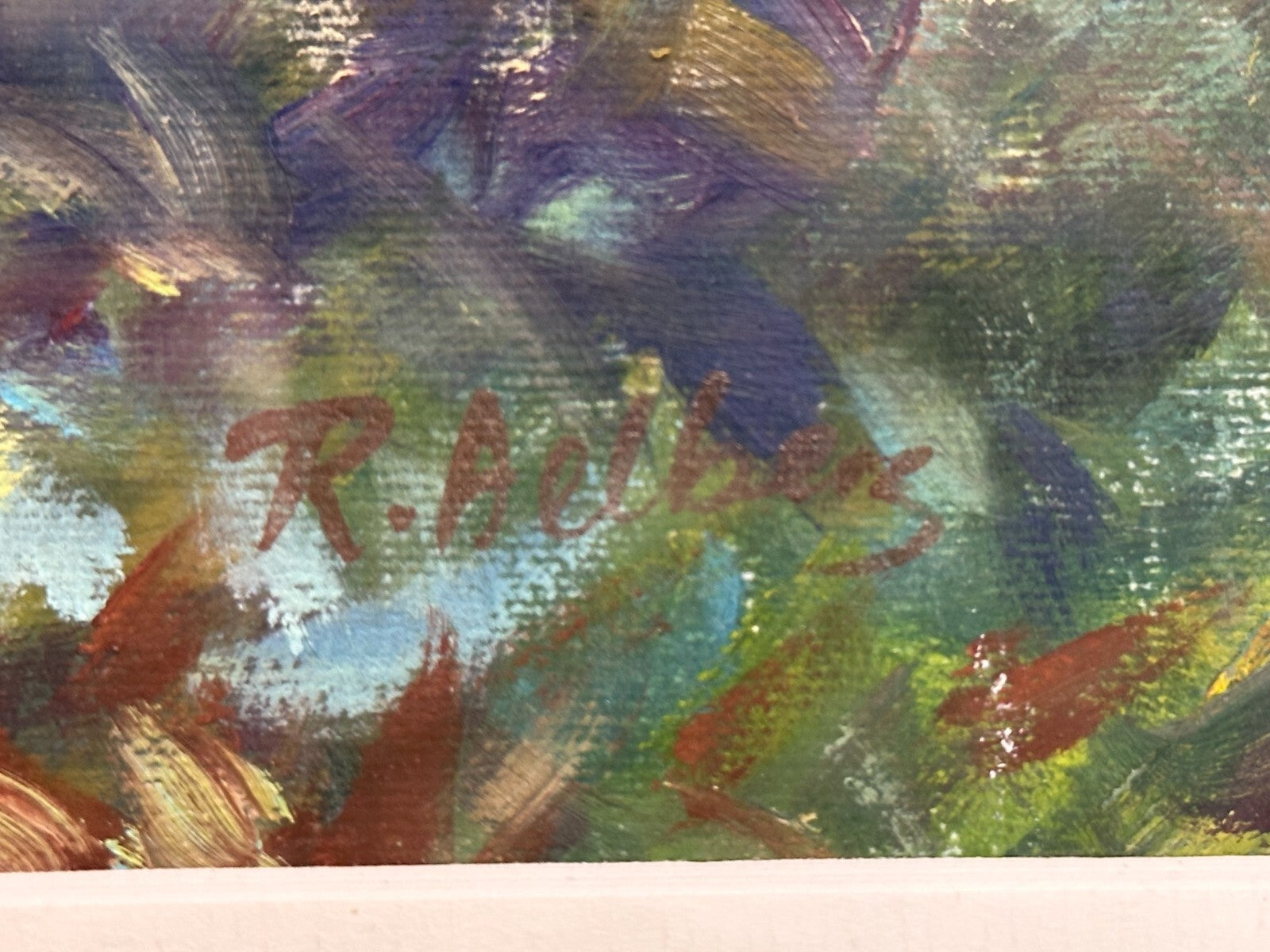 Öl auf Leinwand - Claude Monet 'The Artist's Garden in Argenteuil' - signiert5