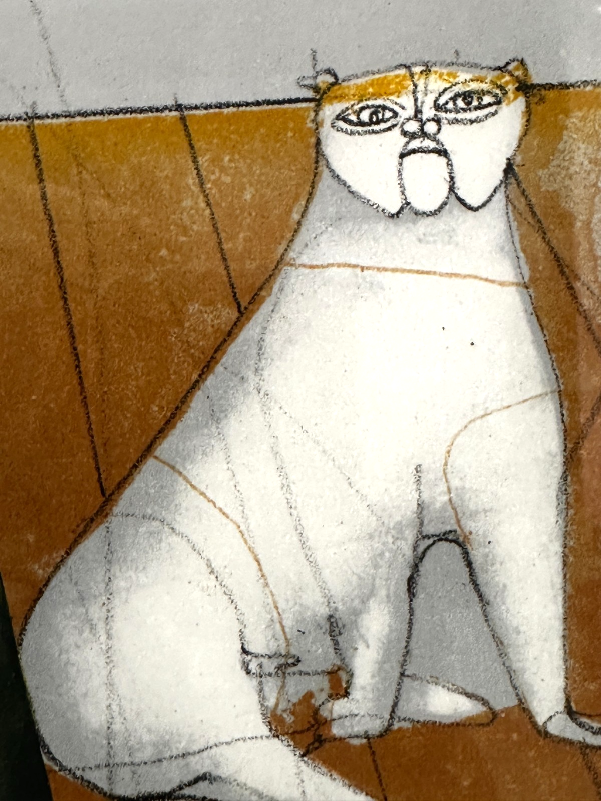 Paul Wunderlich – Eine schöne Frau mit zwei Hunden - Farblithografie - signiert9