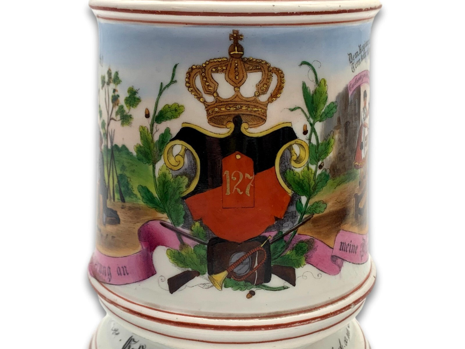 Reservistenkrug Krug 5. Comp 9. Württ. Inft. Regiment Nr. 127 Ulm - Karl Haller13