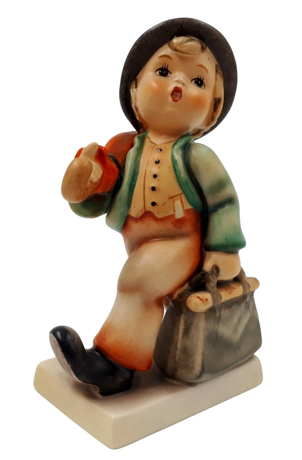 Goebel Hummelfigur - Modell 11/0 - Wannderbub - Porzellan Sammelfigur0