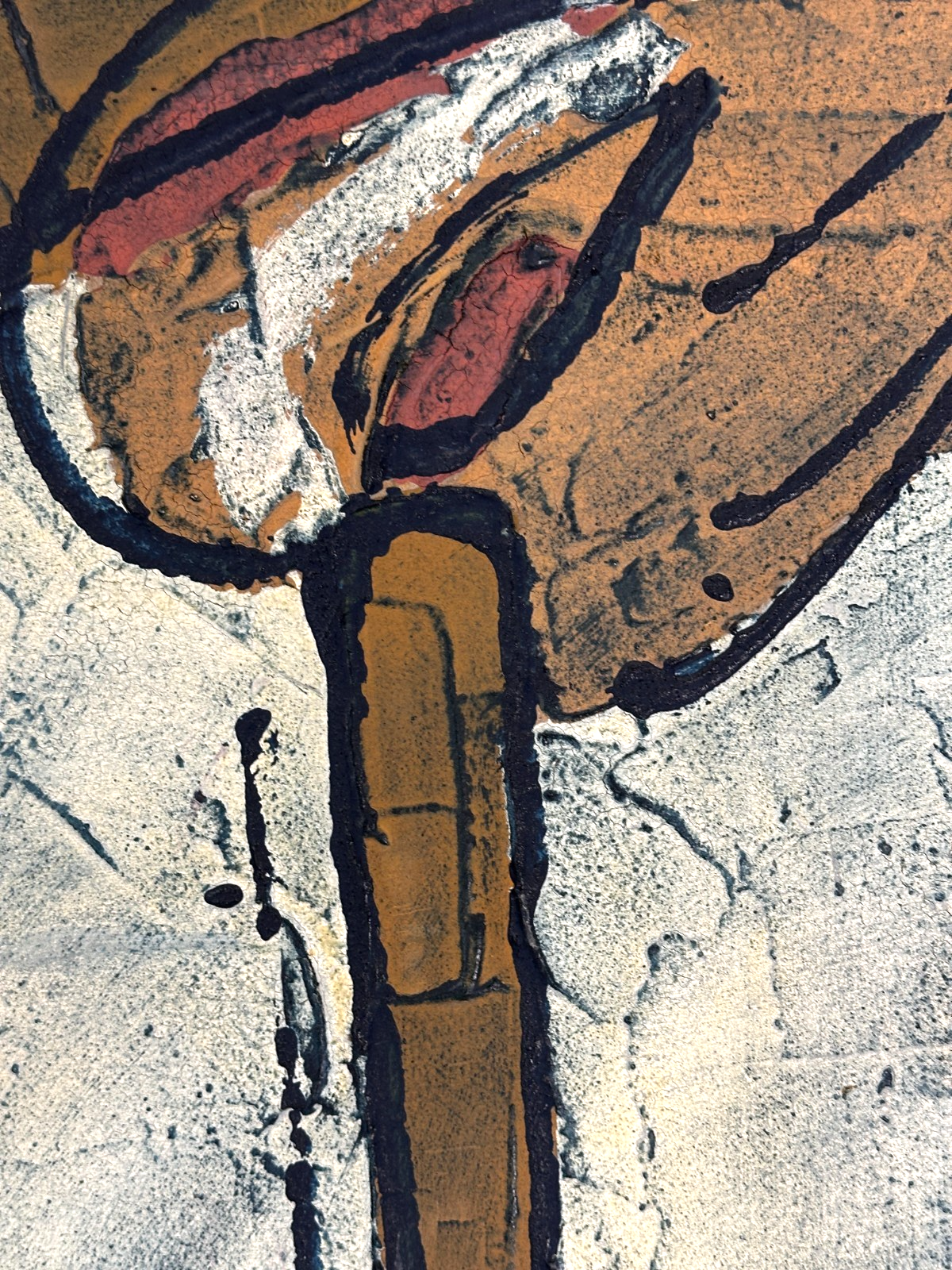 Bohumil Samuel Kečíř (1904–1987) – Modernes Stillleben mit Kerzenleuchter - sig.6