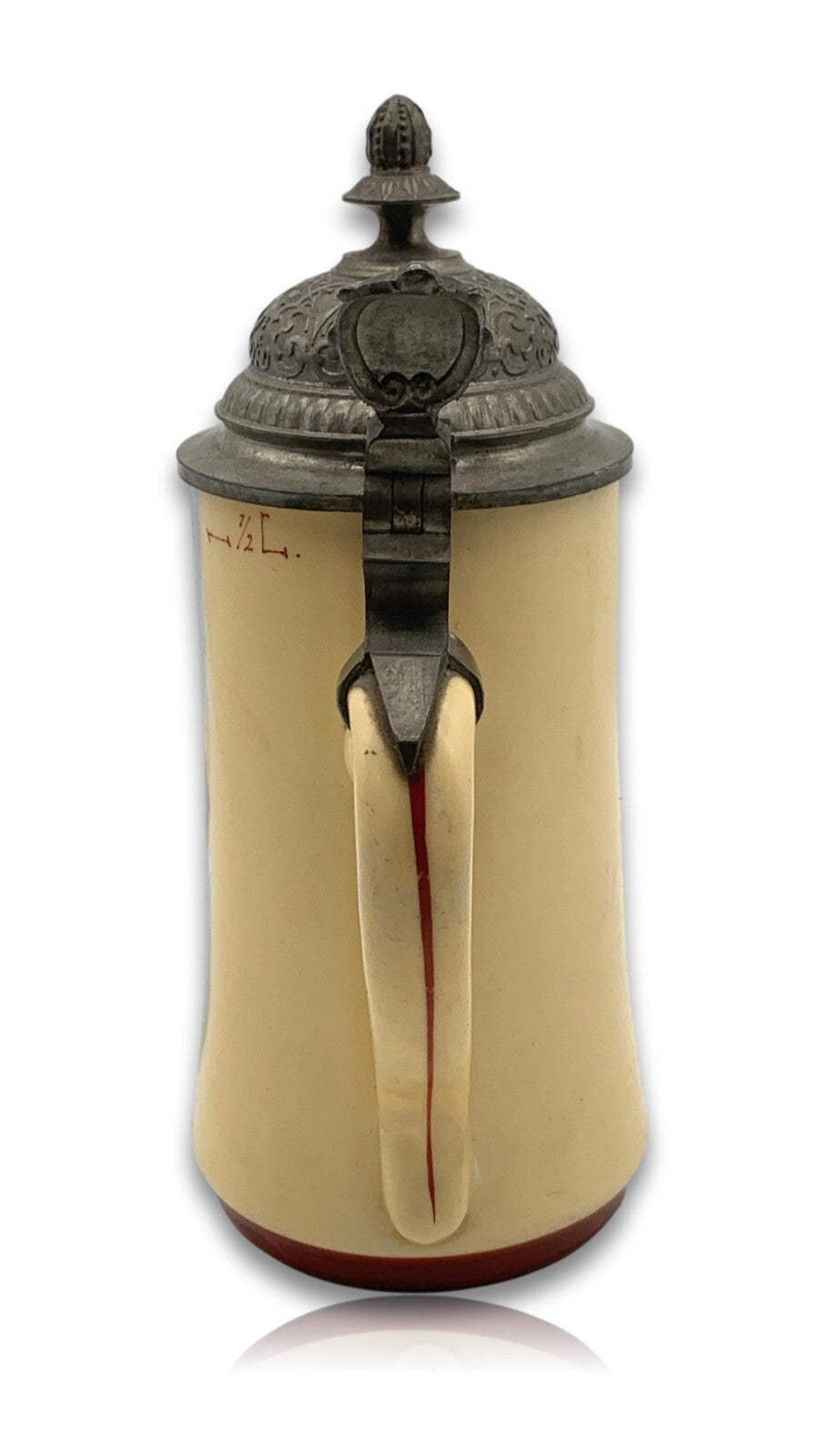 Bierkrug Humpen - Gralserzählung - Oper Lohengrin von Richard Wagner - um 18904