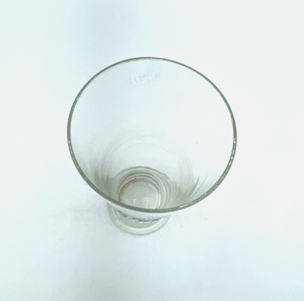 Antik Jugendstil Glas ZUR VERLOBUNG Handmalerei Taube Vergissmeinnicht Ring2